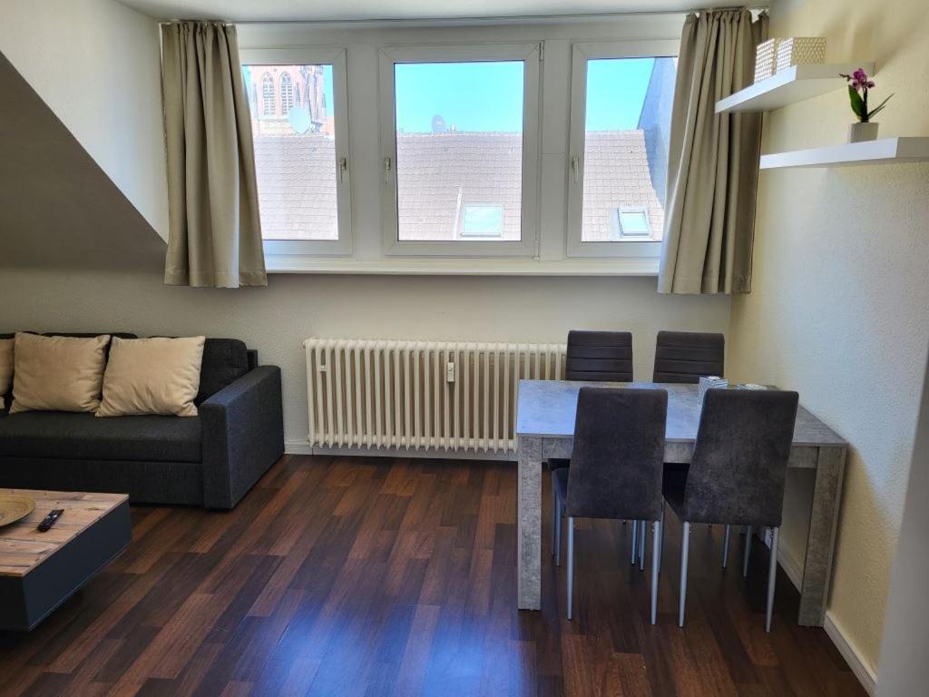 Design Apartment nähe Düsseldorf Krefeld Buitenkant foto