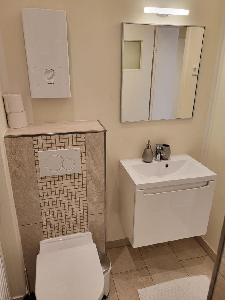 Design Apartment nähe Düsseldorf Krefeld Buitenkant foto