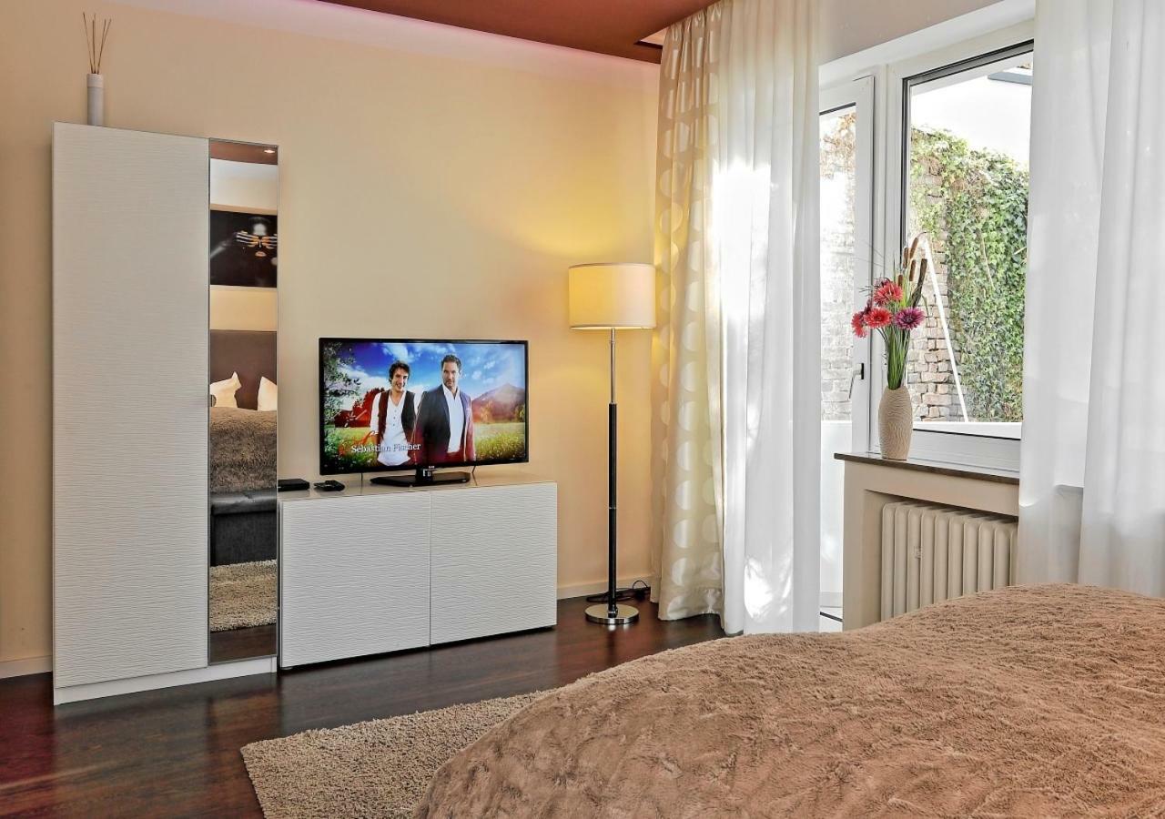 Design Apartment nähe Düsseldorf Krefeld Buitenkant foto