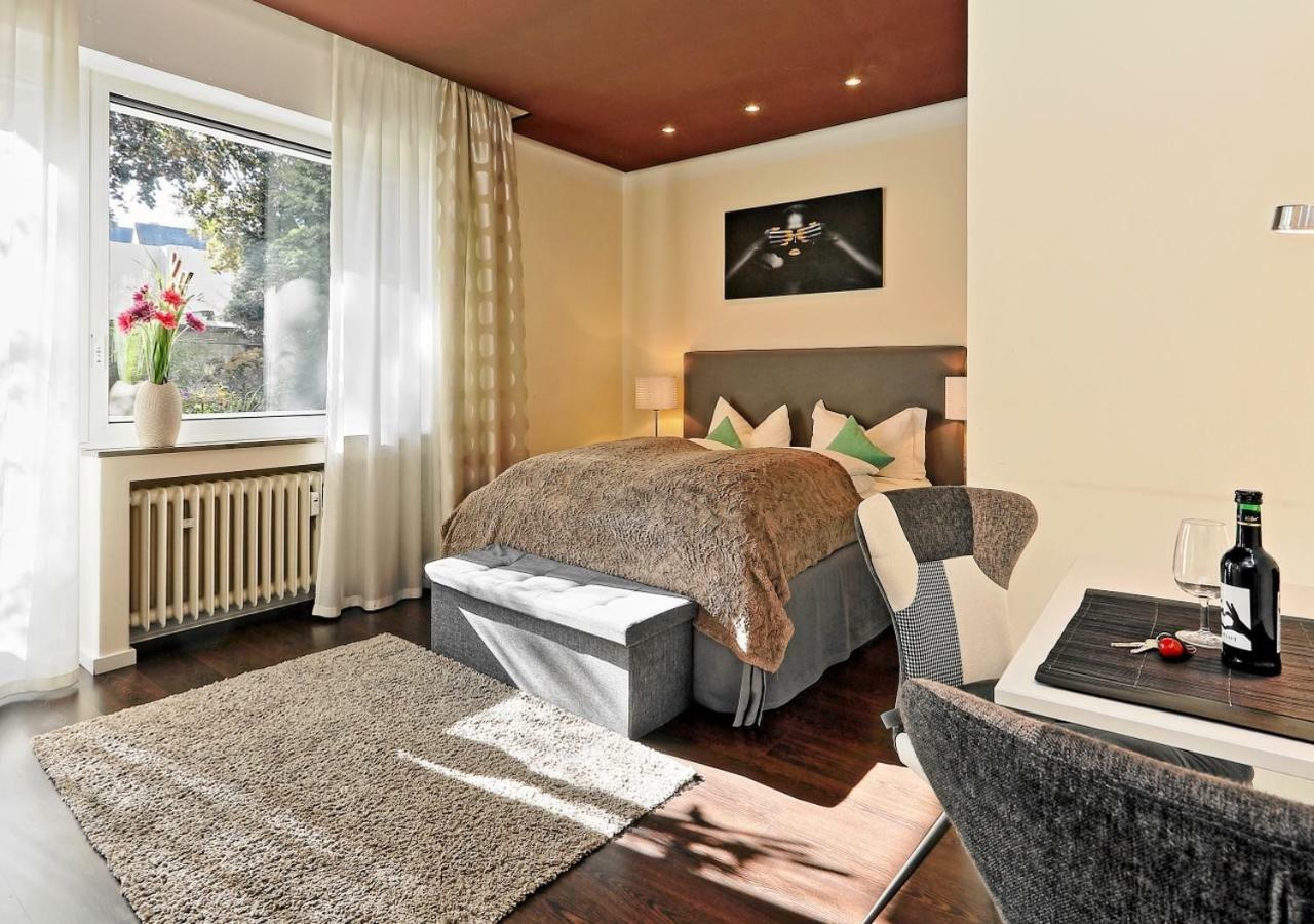 Design Apartment nähe Düsseldorf Krefeld Buitenkant foto