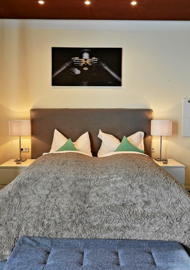 Design Apartment nähe Düsseldorf Krefeld Buitenkant foto